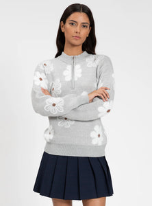 Leane Mock Neck 1/2 Zip