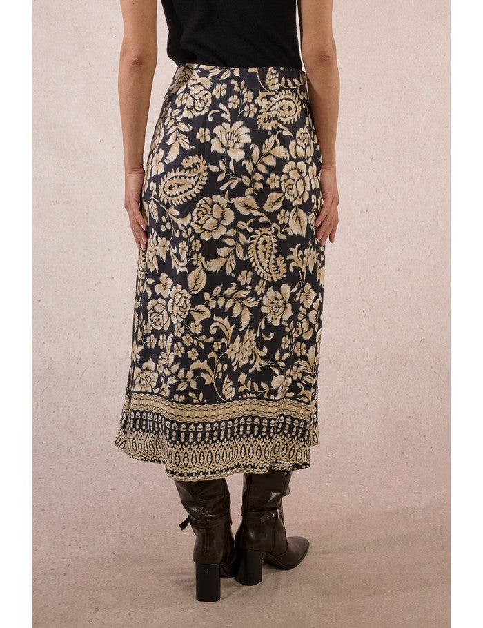 Long Print Skirt
