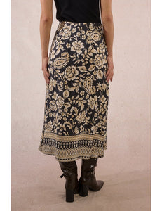 Long Print Skirt