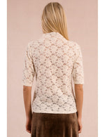 Load image into Gallery viewer, Semi Sheer Lace Top
