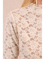 Load image into Gallery viewer, Semi Sheer Lace Top

