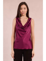 Load image into Gallery viewer, Satin Cowl Top
