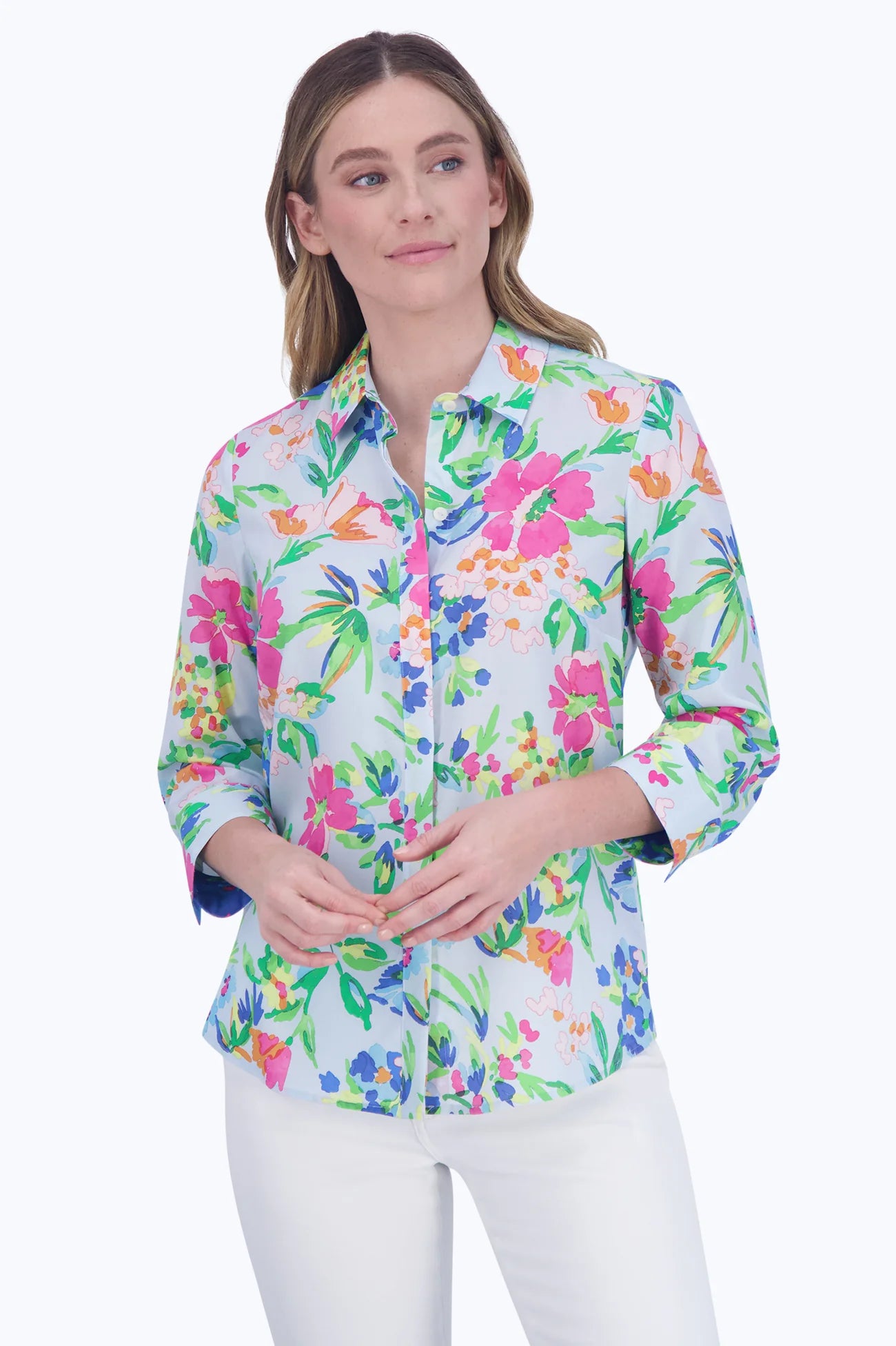 Luna Floral Print Shirt