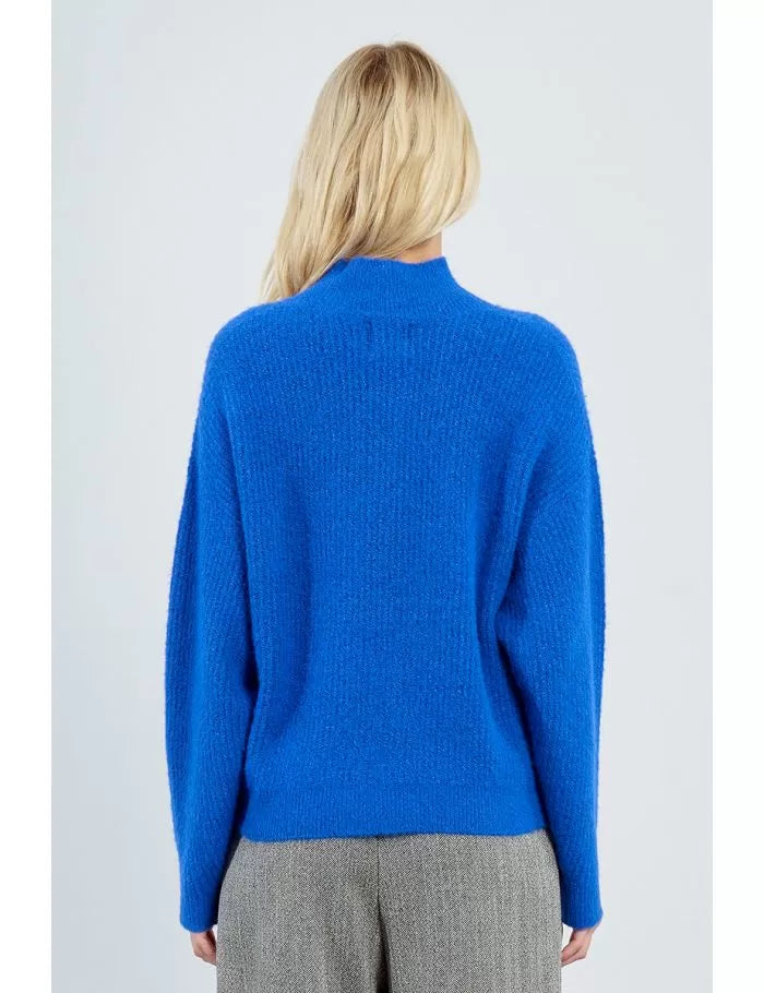 Ribbed Mockneck