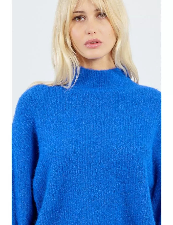 Ribbed Mockneck