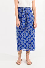 Load image into Gallery viewer, Printed Wrap Skirt
