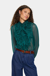 Lilje Long Sleeve Crinkle Shirt