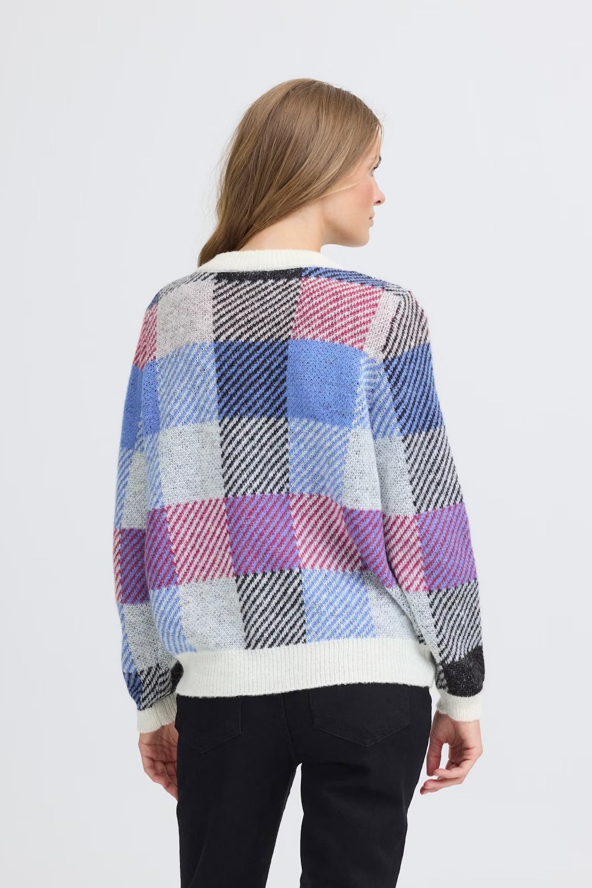 Mecks Check Sweater