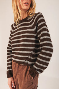 Bicolour Striped Sweater