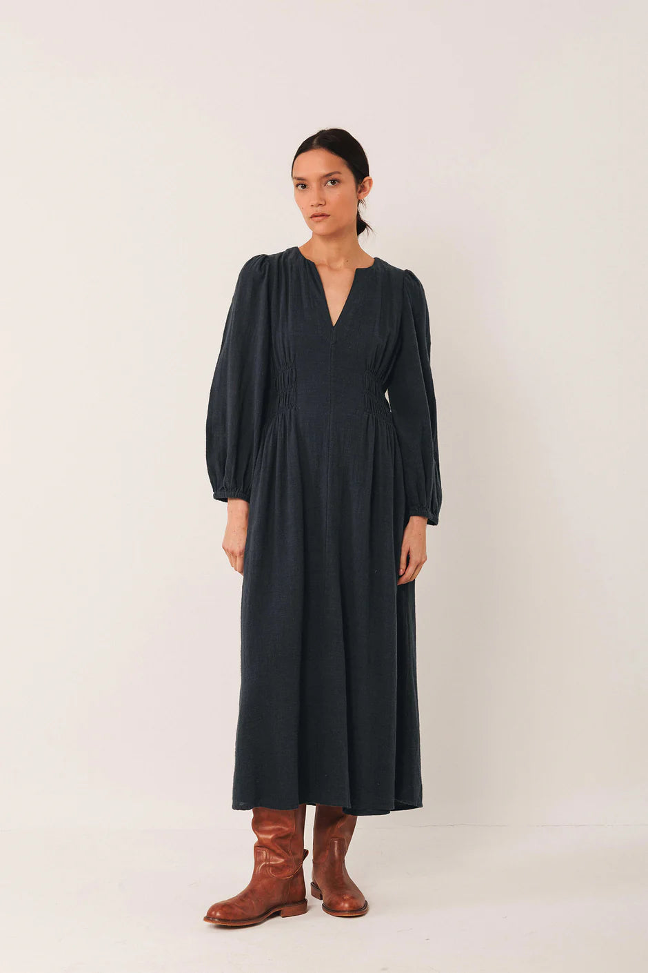 Crepe Cotton Dress