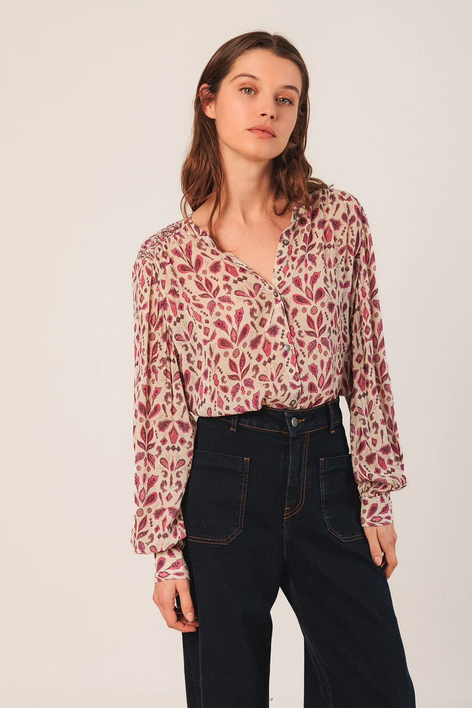 Georgina Linen Blouse