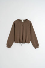 Load image into Gallery viewer, Drawstring Waist Sweatshirt
