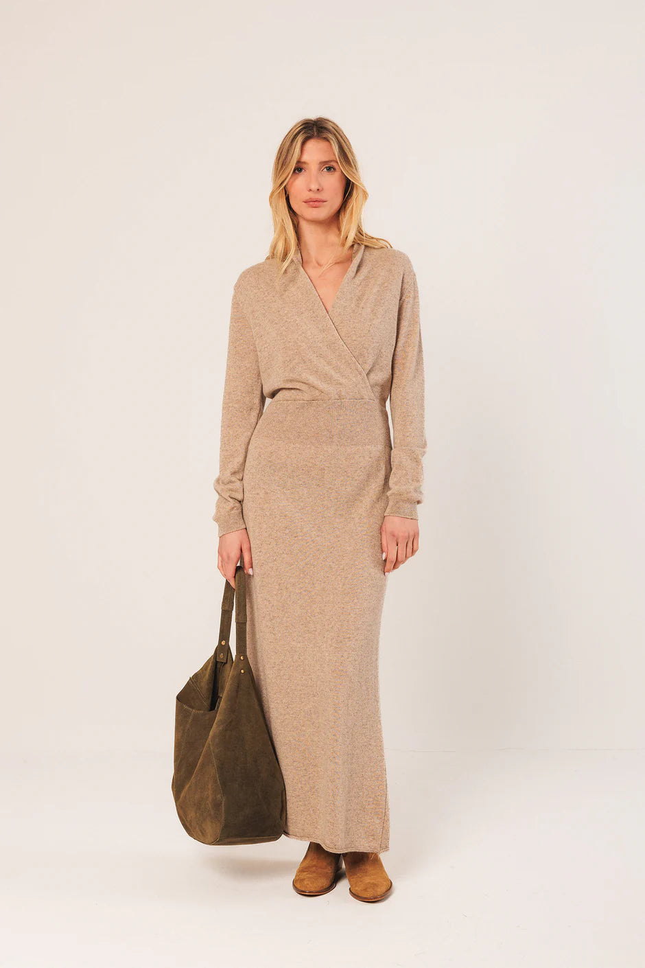 Suede Tote Bag