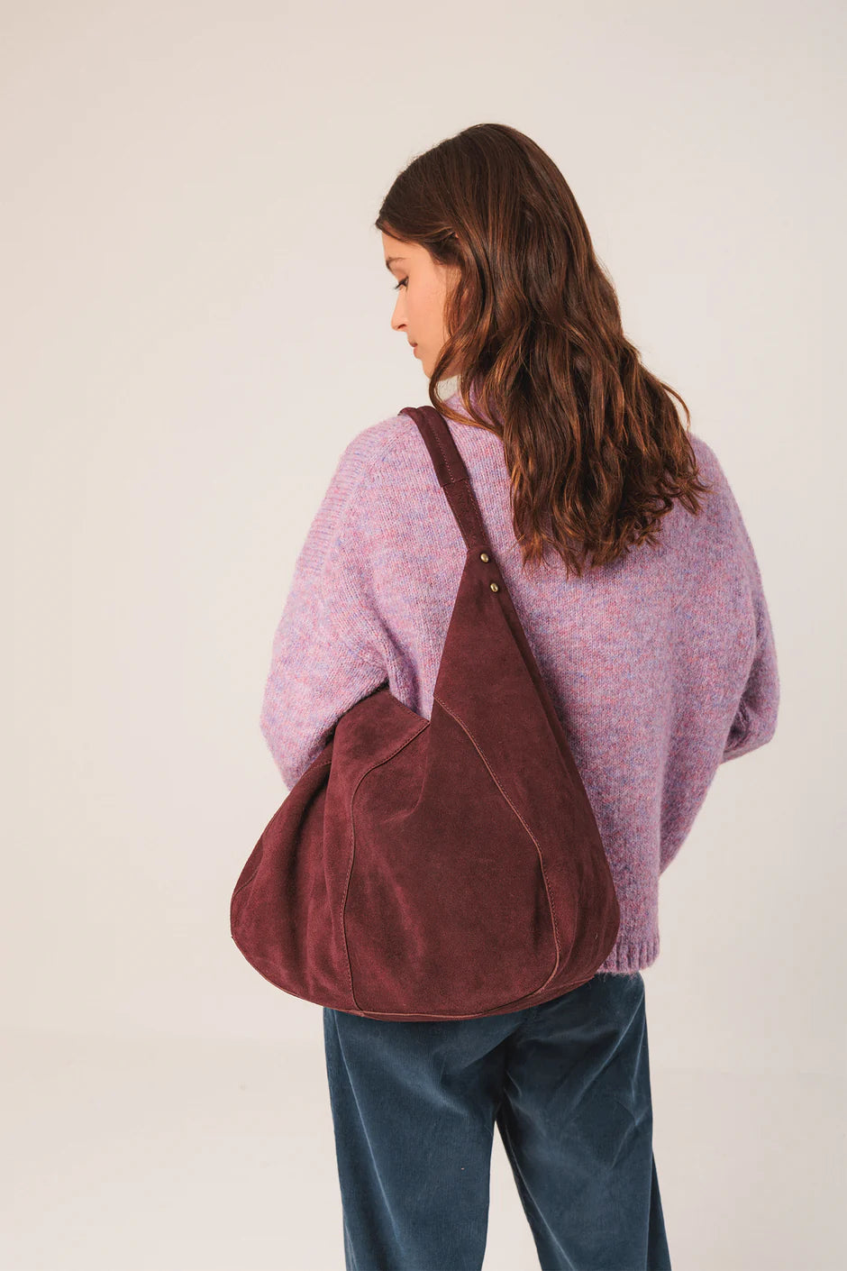Suede Tote Bag