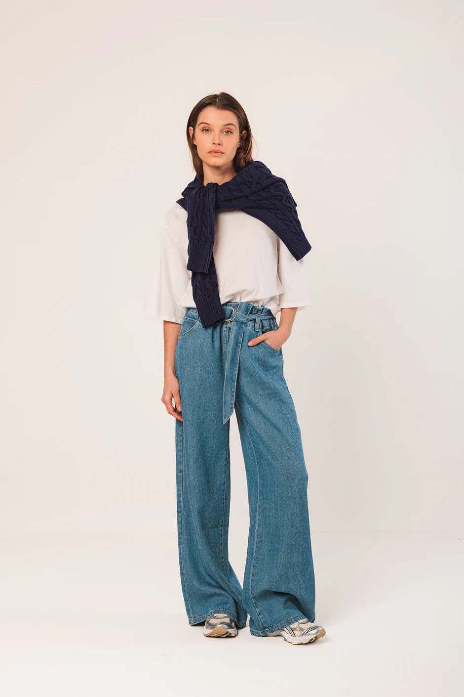 Cotton Cable Knit Cardigan