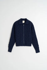 Load image into Gallery viewer, Cotton Cable Knit Cardigan
