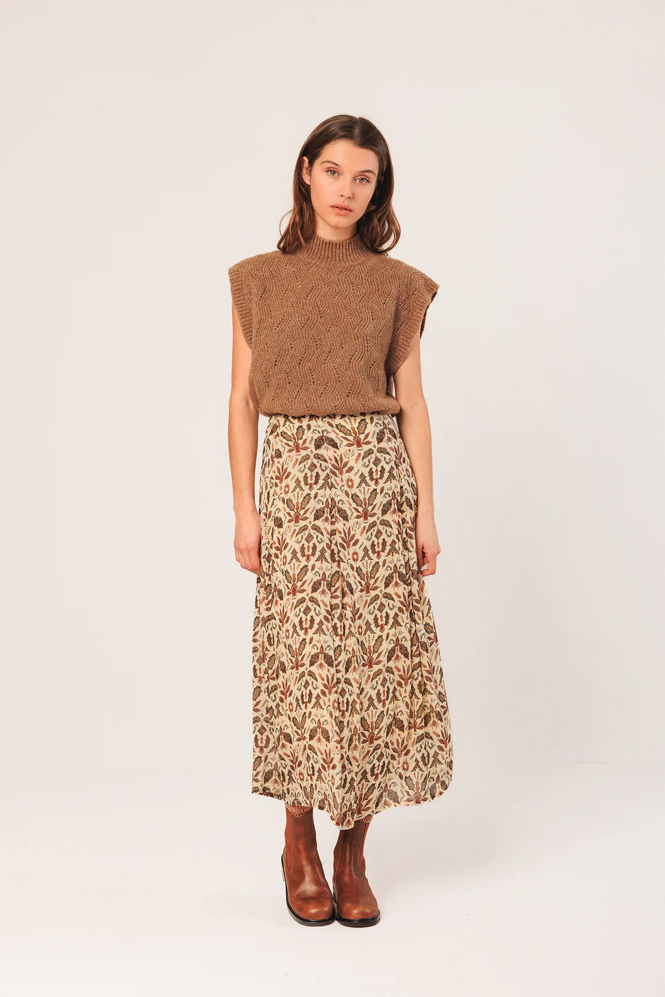 Batik Midi Skirt