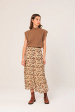 Load image into Gallery viewer, Batik Midi Skirt
