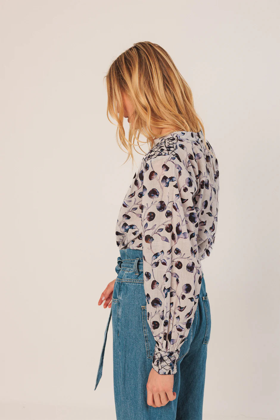 Smocked Detail Blouse