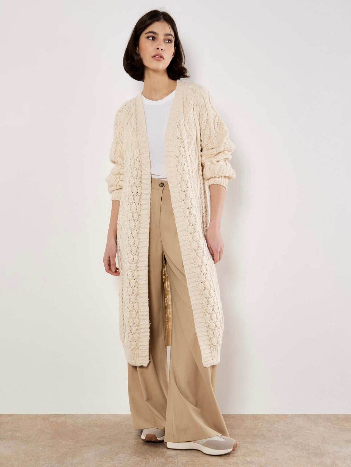 Chunky Cable Knit Cardigan