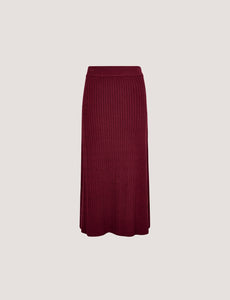 Cable Knit Midi Skirt
