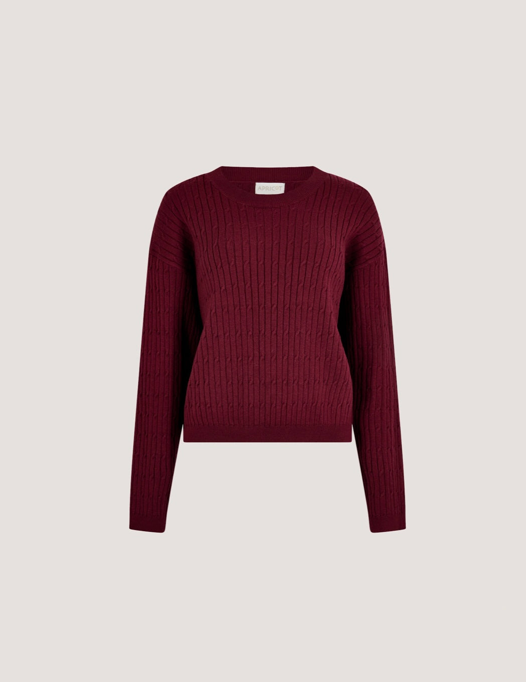 Fine Knit Cable Sweater