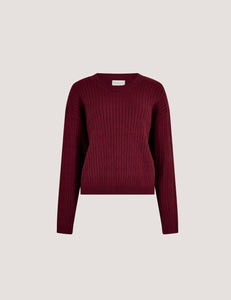 Fine Knit Cable Sweater