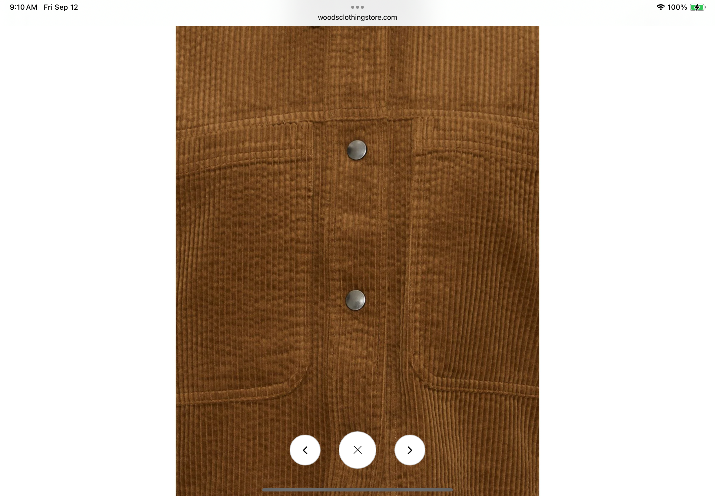 Dixian Corduroy Shirt