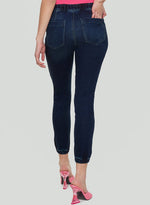 Load image into Gallery viewer, High Rise Denim Joggers
