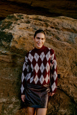 Load image into Gallery viewer, Nafta Argyle Pullover
