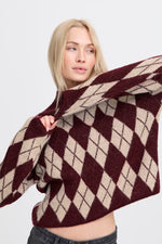 Load image into Gallery viewer, Nafta Argyle Pullover
