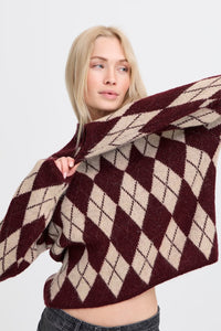 Nafta Argyle Pullover