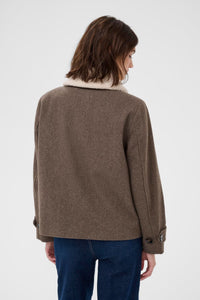 Sylvia Sherpa Collared Coat
