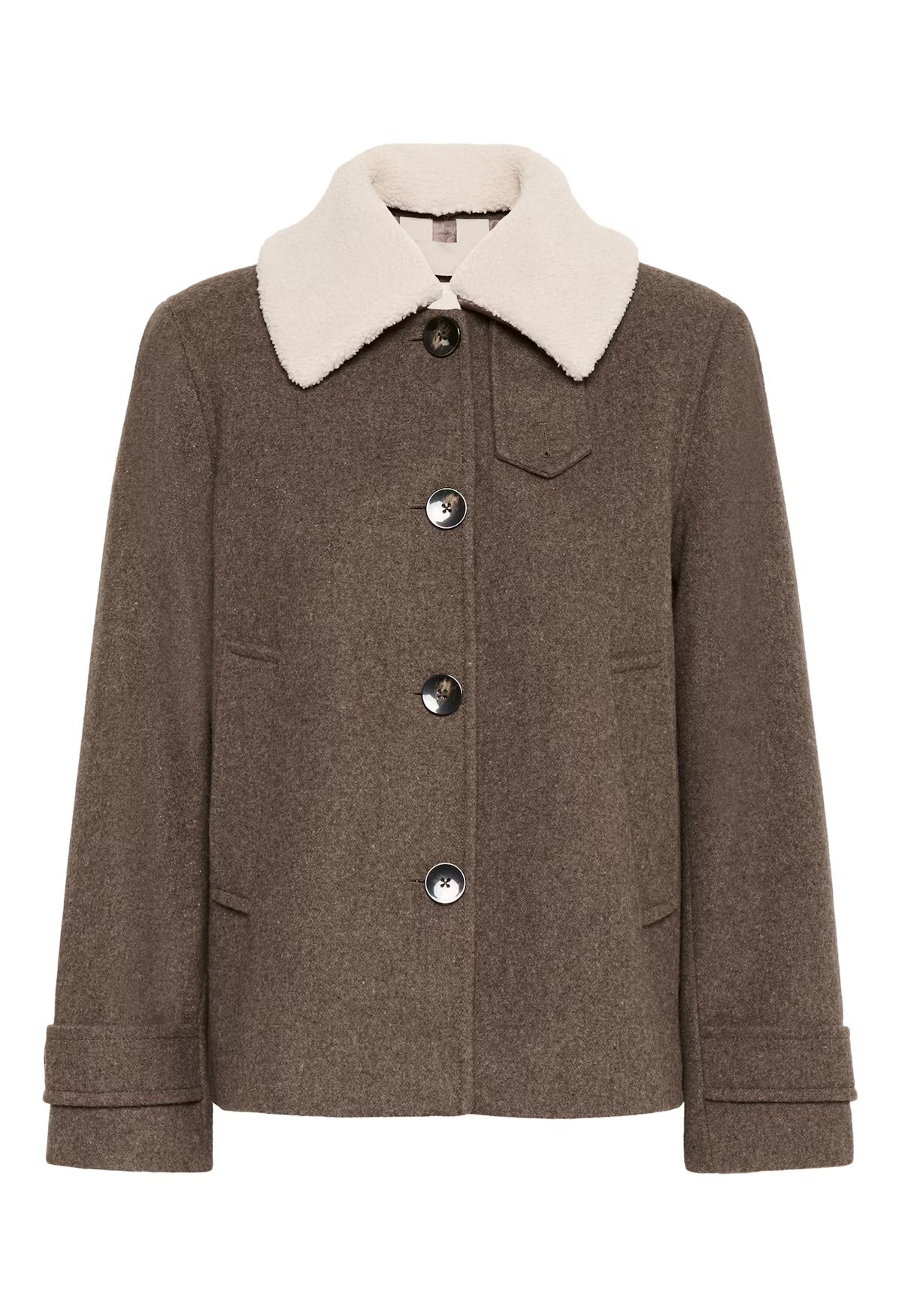 Sylvia Sherpa Collared Coat