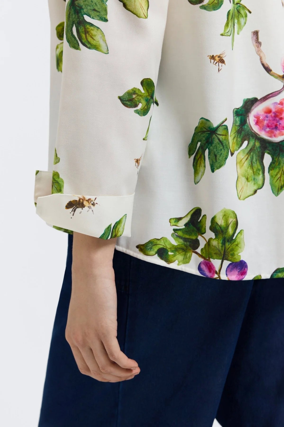 Agnes Fig Print Long Sleeve Shirt