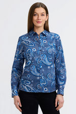 Load image into Gallery viewer, Hampton Denim Paisley
