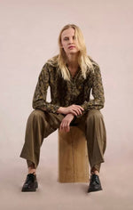 Load image into Gallery viewer, Paisley Print Long Sleeve Blouse
