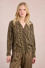 Load image into Gallery viewer, Paisley Print Long Sleeve Blouse
