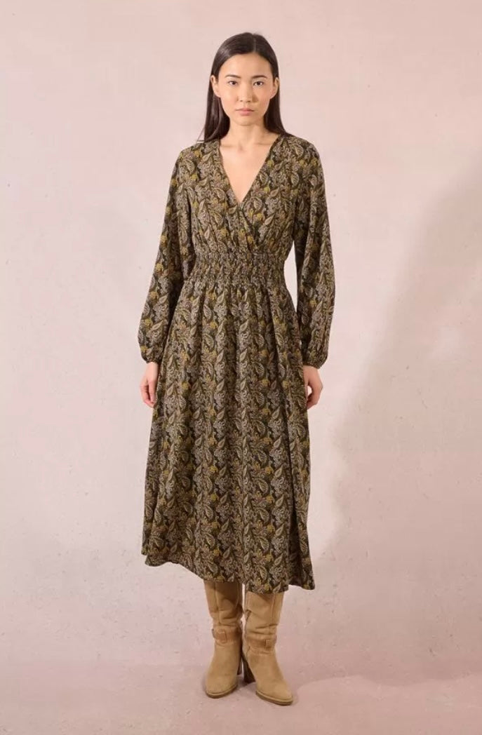 Paisley Print Dress