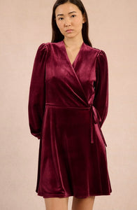 Velvet Wrap Dress