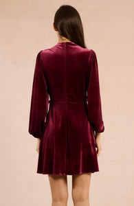Velvet Wrap Dress