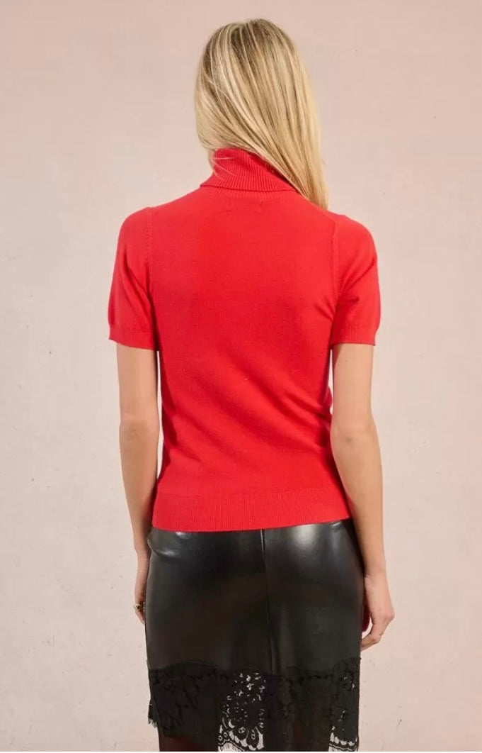 Short Sleeve Turtleneck