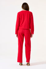 Load image into Gallery viewer, Red Boucle Jacket
