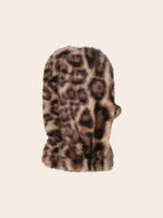 Load image into Gallery viewer, Faux Animal Print Fur Mittens
