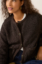 Load image into Gallery viewer, Cuddle Up Faux Shearling Cardigan
