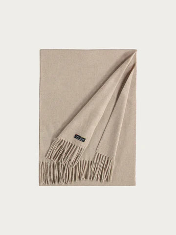 Solid Cashmink Scarf with Fringe