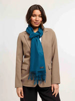 Load image into Gallery viewer, Solid Cashmink Scarf with Fringe

