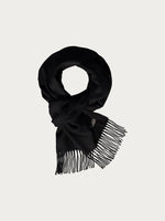 Load image into Gallery viewer, Solid Cashmink Scarf with Fringe
