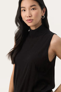 Lise Sleeveless. Turtleneck