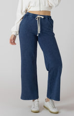 Load image into Gallery viewer, Washed Indigo Knit Pant
